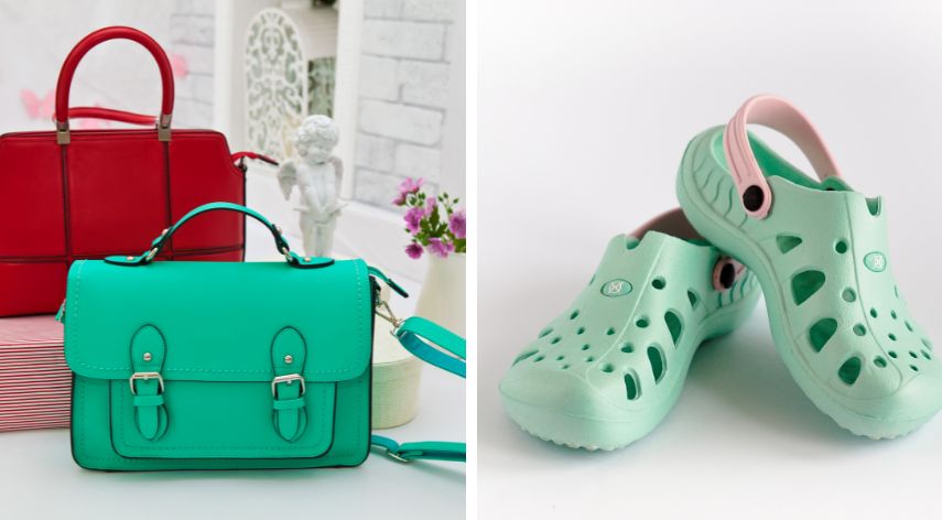 Handbags and Sandals that are Staycation friendly