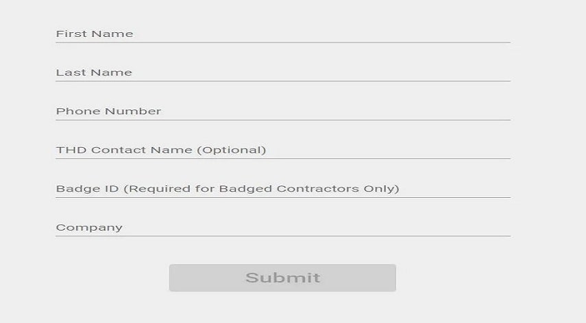Home Depot Health Check SSC Non-Associates Login Process Steps
