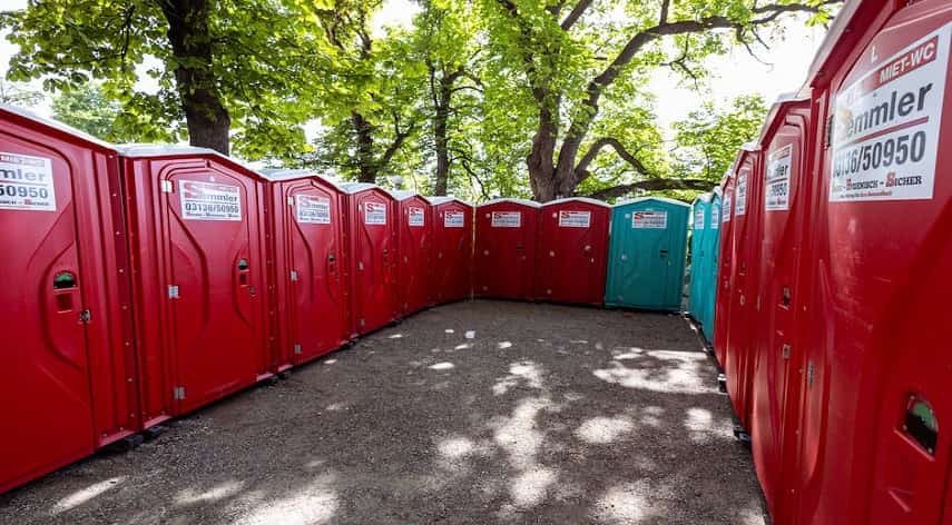outdoor toilets