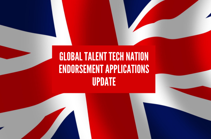 Global Talent Tech Nation Endorsement applications update